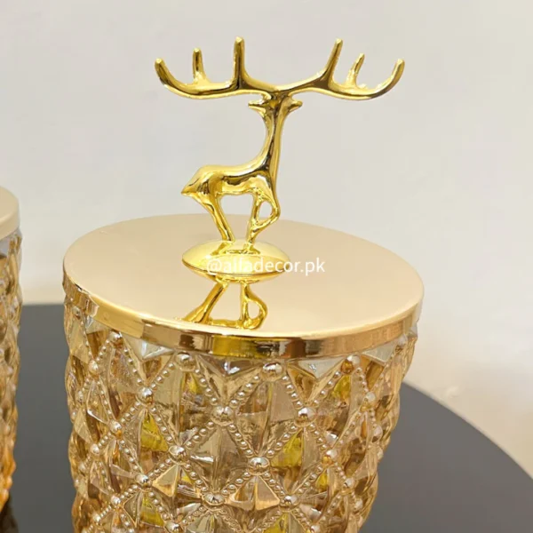Deer Head Diamond Jar